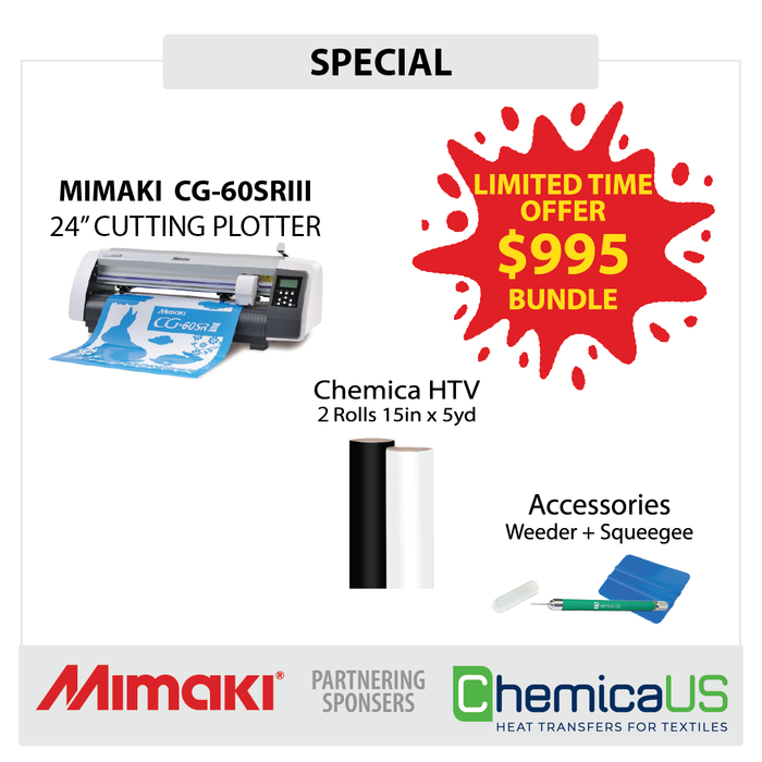 Mimaki CG-60SRIII 24"- SPECIAL: $995 + Shipping!