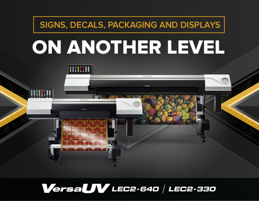 Roland VersaUV LEC2-640, LEC2-330 UV Printer/Cutter