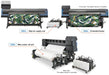 Mimaki TS55-1800 with bulk ink supply unit, extended heater, and mini jumbo roll unit