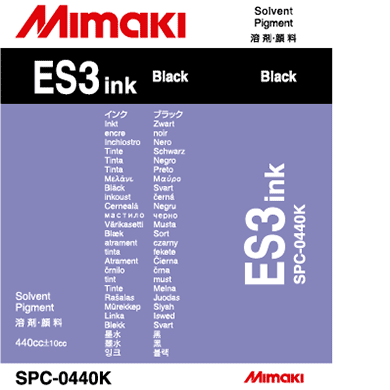 Mimaki Ink Black Mimaki ES3 Ink - 440cc