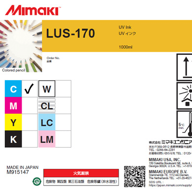 Mimaki Ink Cyan Mimaki LUS-170 UV Ink 1000cc