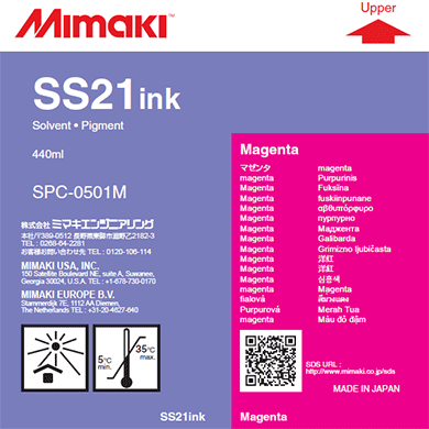 Mimaki Ink Magenta Mimaki SS21 Ink - 440cc