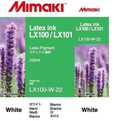 Mimaki Ink White - 220cc Mimaki LX101 latex ink 600ml