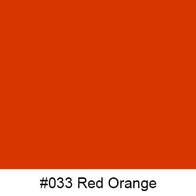 Oracal Media #033 Red Orange Orafol 751 High Performance Cast 48"x30'