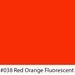 Oracal Media #038 Red orange fluorescent / 24"x30' ORACAL 6510 Fluorescent Cast
