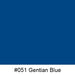 Oracal Media #051 Gentian Blue Orafol 631 Exhibition Cal Matte 24"x150'