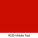 Oracal Media #325 Middle Red Orafol 751 High Performance Cast 48"x30'