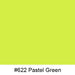 Oracal Media #622 Pastel Green Orafol 631 Exhibition Cal Matte 30"x30'