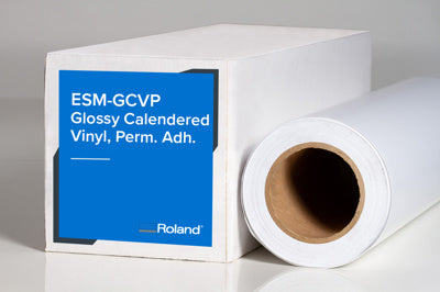 Roland: GCVP Gloss Calendered Vinyl Permanent Clear Adhesive