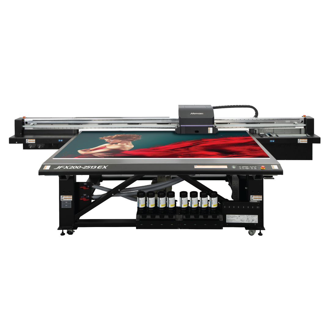Mimaki JFX200 Series UV Flatbed Printers: JFX200-2513 EX, JFX200