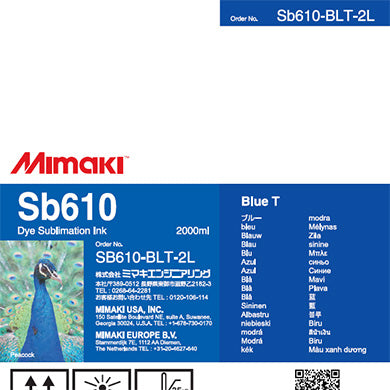 Mimaki SB610 Dye Sublimation Ink (2000cc)