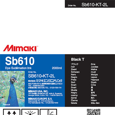 Mimaki SB610 Dye Sublimation Ink (2000cc)