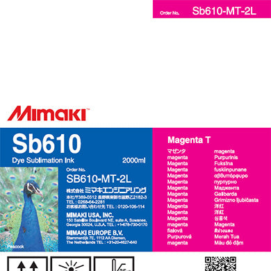 Mimaki SB610 Dye Sublimation Ink (2000cc)