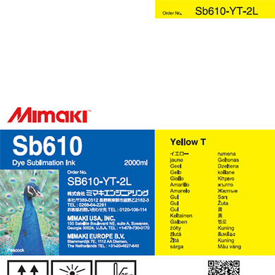 Mimaki SB610 Dye Sublimation Ink (2000cc)
