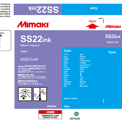 Mimaki SS22 Ink 440cc — Grant Graphics