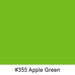 Chemica Media 0355 Apple Green / 15"x15' Chemica: Hotmark Revolution Cut Only