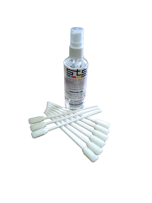 DTF Cleaning Kit- 100ml. + 15 Swabs