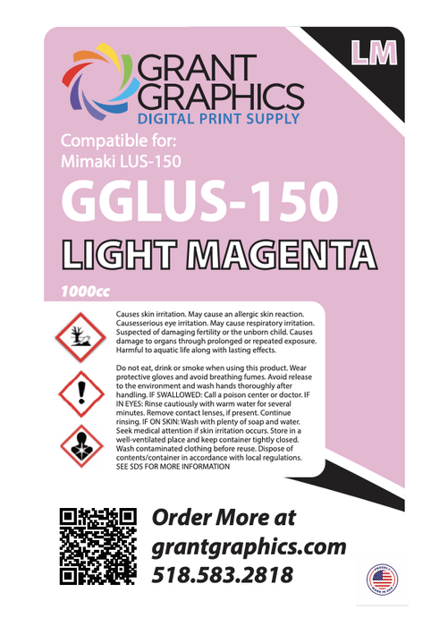 Grant Graphics Ink GG-LUS-150 UV Ink 1000cc