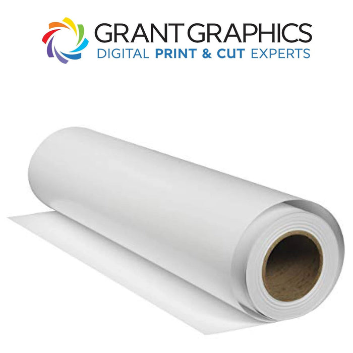 Grant Graphics Media 30"x150' / Clear GG GlossCal-P - Gloss White Permanent Vinyl