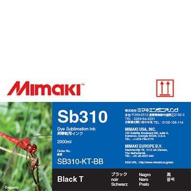 Mimaki Ink Black / 2000cc Mimaki SB310 Dye Sublimation Ink