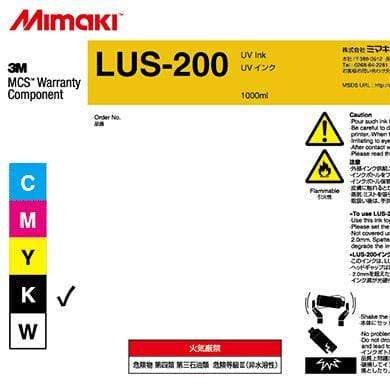 Mimaki Ink Black Mimaki LUS-200 UV Ink - 1000cc