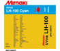 Mimaki Ink Cyan Mimaki UV Ink LH-100 600cc Bladder