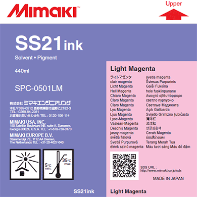 Mimaki Ink Light Magenta Mimaki SS21 Ink - 440cc