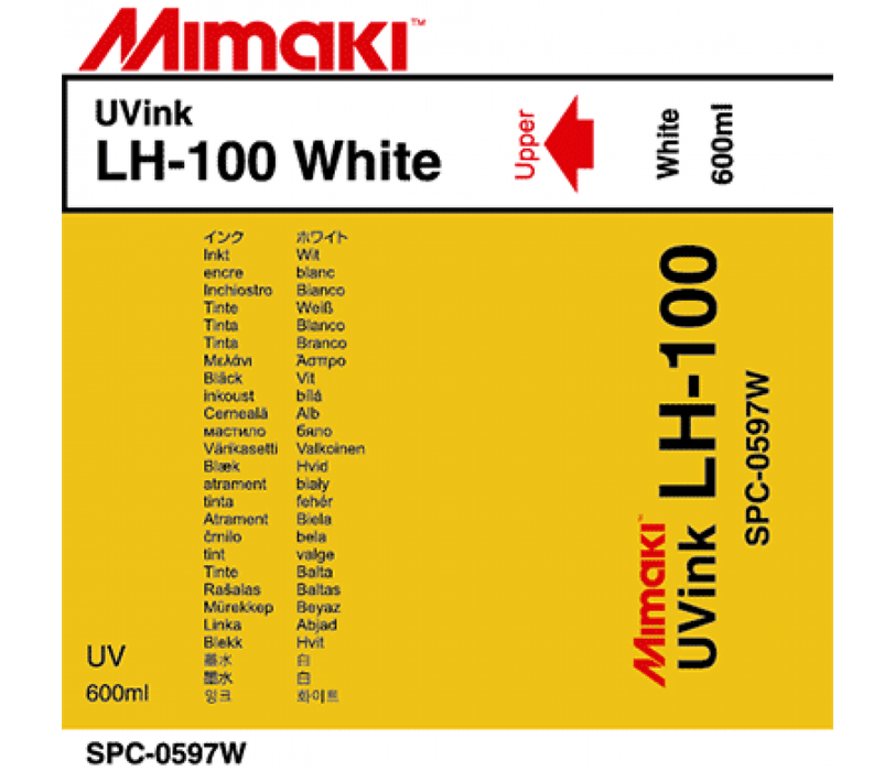 Mimaki Ink Mimaki UV Ink LH-100 600cc Bladder