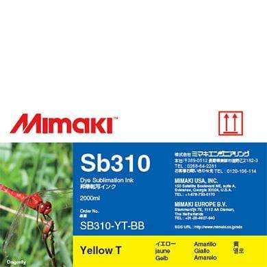 Mimaki Ink Yellow / 2000cc Mimaki SB310 Dye Sublimation Ink