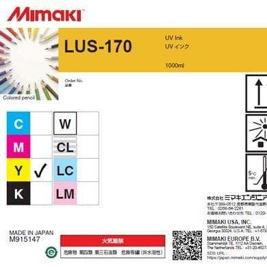 Mimaki Ink Yellow Mimaki LUS-170 UV Ink 1000cc
