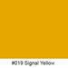 Oracal Media #019 Signal Yellow Orafol 631 Exhibition Cal Matte 30"x30'