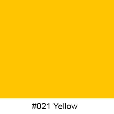 Oracal Media #021 Yellow Orafol 651 Intermediate Cal Glossy 30"x30'