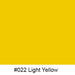 Oracal Media #022 Light Yellow Orafol 751 High Performance Cast 30"x150'