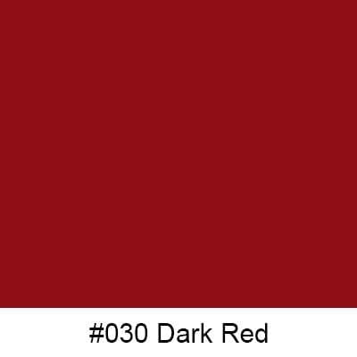 Oracal Media #030 Dark Red Orafol 631 Exhibition Cal Matte 30"x30'