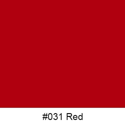 Oracal Media #031 Red Orafol 651 Intermediate Cal Glossy 30"x30'