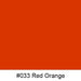 Oracal Media #033 Red Orange Orafol 751 High Performance Cast 30"x30'