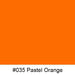 Oracal Media #035 Pastel Orange Orafol 631 Exhibition Cal Matte 24"x150'