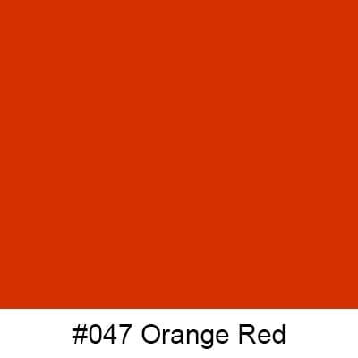 Oracal Media #047 Orange Red Orafol 751 High Performance Cast 30"x30'