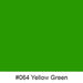 Oracal Media #064 Yellow Green Orafol 751 High Performance Cast 30"x30'