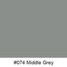 Oracal Media #074 Middle Grey Orafol 651 Intermediate Cal Glossy 30"x30'