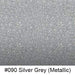 Oracal Media #090 Silver Grey (Metallic) / 24"x30' Orafol 751RA High Performance Cast with Rapid Air