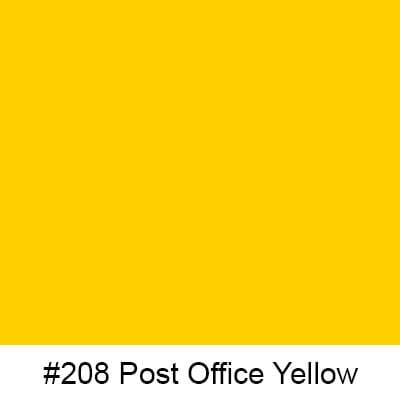 Oracal Media #208 Post Office Yellow Orafol 970RA Gloss Premium Wrapping Cast 60"x75'