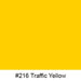 Oracal Media #216 Traffic Yellow Orafol 970RA Gloss Premium Wrapping Cast 60"x75'