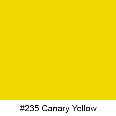 Oracal Media #235 Canary Yellow Orafol 970RA Gloss Premium Wrapping Cast 60"x75'
