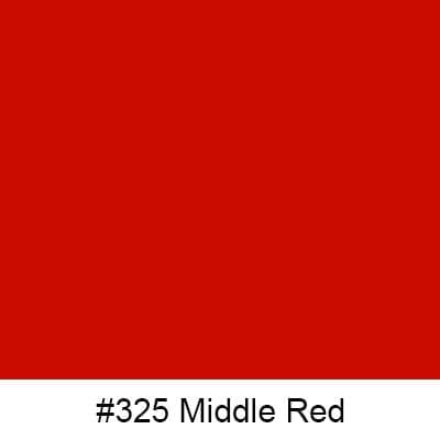 Oracal Media #325 Middle Red Orafol 751 High Performance Cast 48"x150'