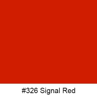 Oracal Media #326 Signal Red Orafol 751 High Performance Cast 48"x150'