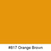Oracal Media #817 Orange Brown Orafol 631 Exhibition Cal Matte 30"x30'